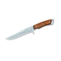 Maserin M985LG - 16cm Stainless Steel Fixed Blade Outdoor Knife (Cocobola Handle individually boxed with Sheath)