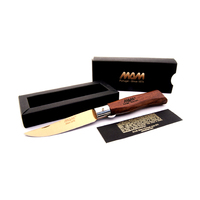 MAM_2009 - 90mm Stainless Steel Douro Pocket Knife, Bronze/Titanium Treated (Bubinga Wood Handle)