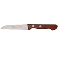 MAM 80mm knife with pressed wood handle to peel potatoes