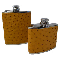 Max Capdebarthes MCFL40 Flask 4 oz ostrich