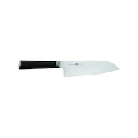 Shikisai Miyako MIYSantoku165 - 165mm Stainless Steel Santoku Chefs Knife (Laminated Wood Handle)