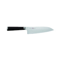 Miyako Japanese Santoku  knife traditional damascus blade 180mm