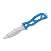 Maserin 'MAKO LINE' – Diving knife  S/S 11cm  blade,  blue handle with hammer in black sheath