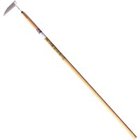 Nisaku 1010  - 114mm Stainless Steel Nejiri Gama Sharpened Weeding Hoe (1140mm Wood Handle)