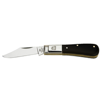 Taylor's PC100-BUFF - 55mm Stainless Steel Premier Collection Barlow Single Blade Pen Knife (Buffalo Handle)
