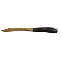 Taylor's PC654-BUFF - 70mm Stainless Steel Craftmanship Alive Barlow Single Blade Pen Knife (Buffalo Handle)