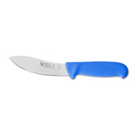 Victory Sheep skinning knife with Blue handle and leather sheath