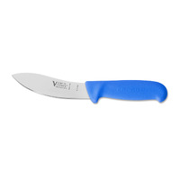 Victory Knives S2-220113B - 2.5mm x 13cm Stainless Steel Sheep Skinning Knife with S2 Leather Sheath (Blue Progrip Handle)