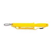 Victory S9Y234216116  - 2.5mm x 16cm Stainless Steel Underwater/Diving Knife, Blunt Ended (with Harness Sheath, Lanyard & Carabiner)