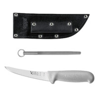 Victory Knives V372112200SL-S1R - Hunter Boning Knife Set (Slate Grey Progrip Handle)