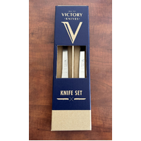 VICGIFTBOX - Filleting Pair Victory Gift Box (Includes Victory 2/508/20 Filleting Knife, 2/506/22 Fillet knife, 2 x S401 Sheaths and Fish Tweezers